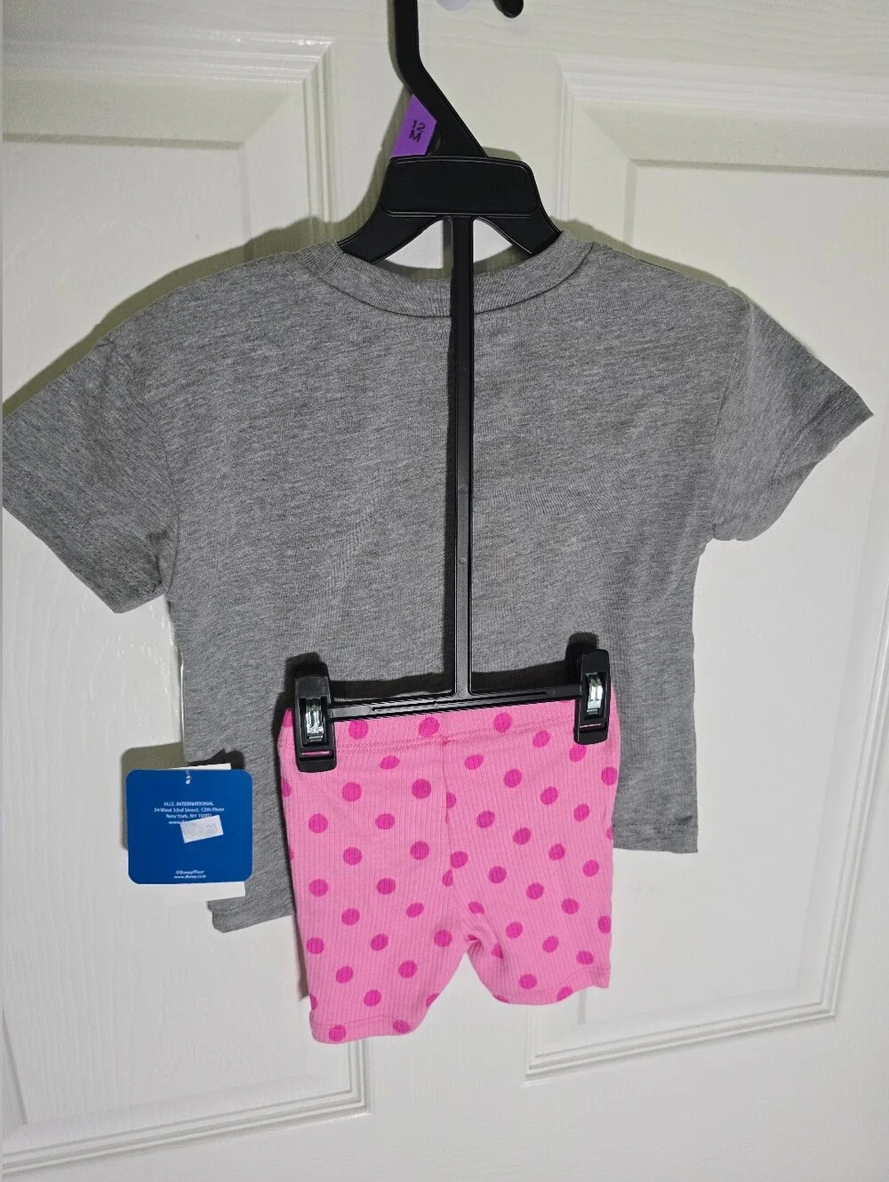 NWT Disney Pixar Toy Story Girl 2 Piece Shorts Shirt Set 12M